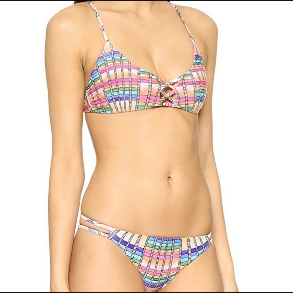 Mara Hoffman Flight Sand Bikini Set